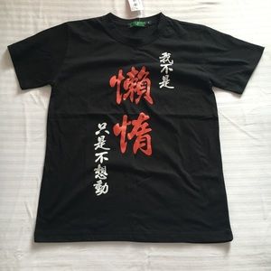 Fashion black T-shirt size M